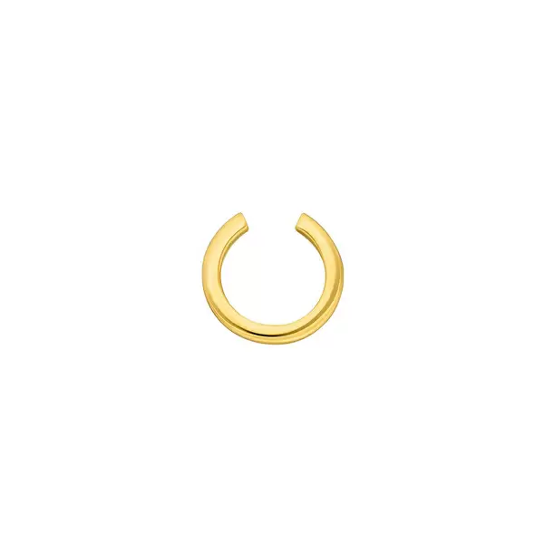 Leaf Jewelry Earcuff Basic, 10 mm, 18 K Gelbgold vergoldet Black Friday Preise