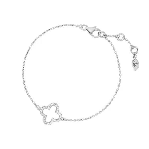 Leaf Jewelry Armband Kleeblatt, 925 Sterlingsilber Letzter Tag