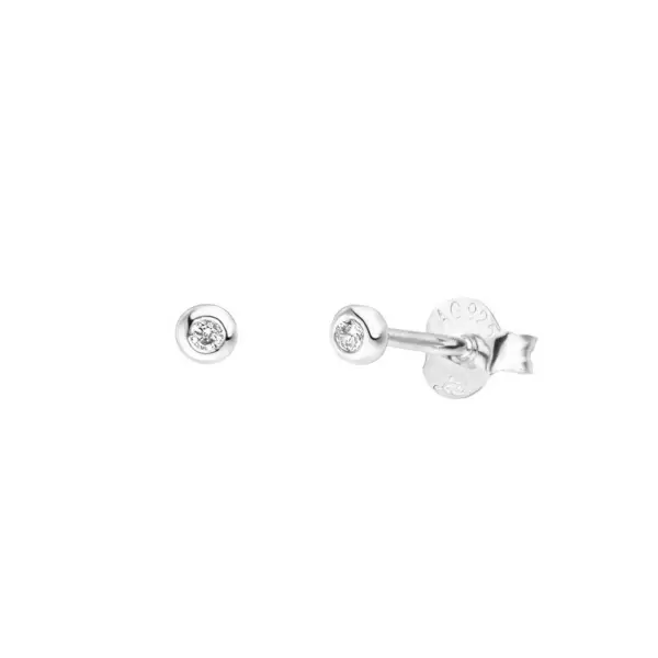 Leaf Jewelry Ohrstecker MINI Pure 18 K Gelbgold vergoldet, 925 Sterlingsilber Bis zu 60% Rabatt