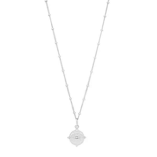 Leaf Jewelry Halskette Evil Eye, 45cm, 925 Sterlingsilber Fabrikladen