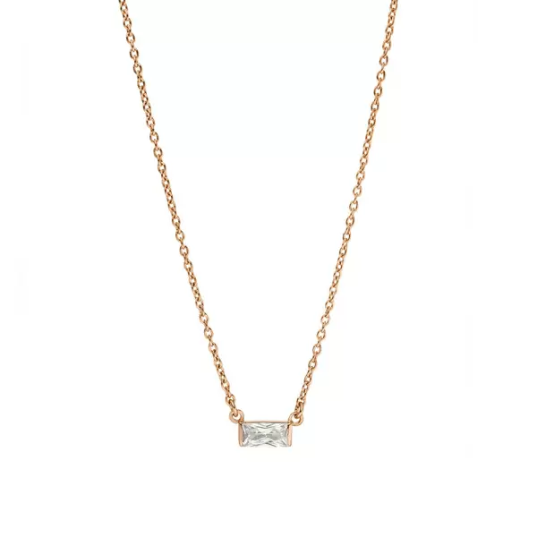 Leaf Jewelry Halskette SPARKLE, 18 K Rosegold vergoldet 50% Rabatt für begrenzte Zeit