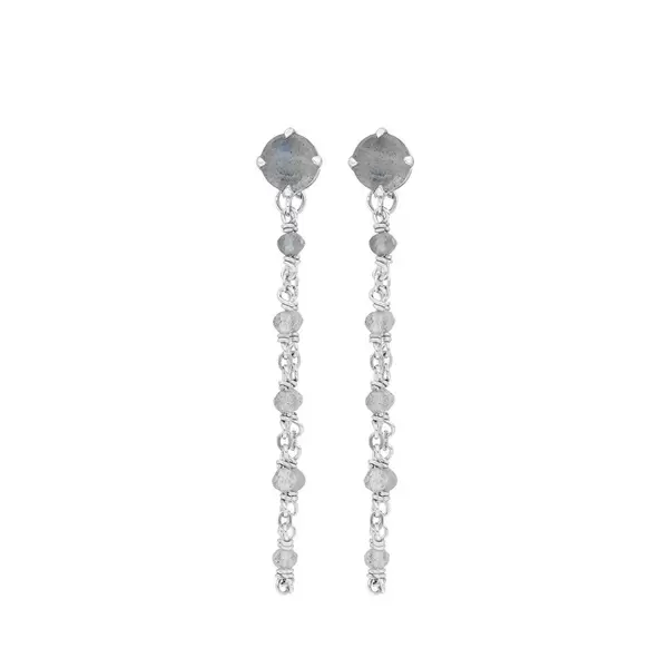Leaf Jewelry Ohrhänger Flying Gem, Labradorit, 925 Sterlingsilber Hotsell