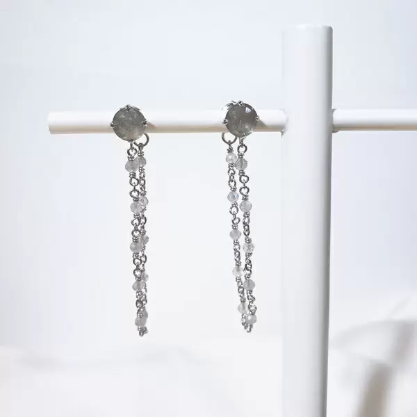 Leaf Jewelry Ohrhänger Flying Gem, Labradorit, 925 Sterlingsilber Hotsell