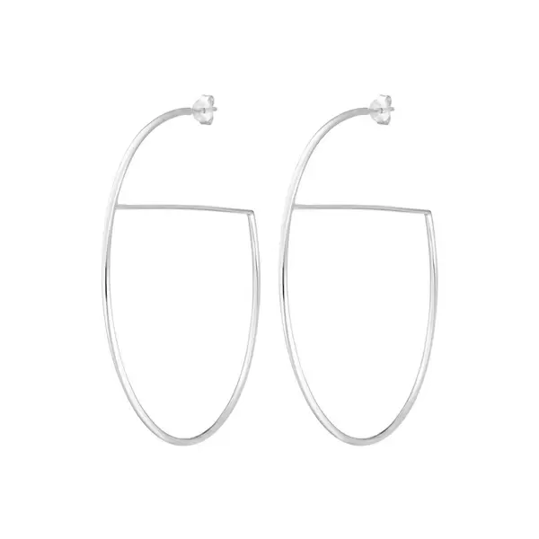 Leaf Jewelry Creole All Around, 925 Sterlingsilber Limitierter Zeitrabatt