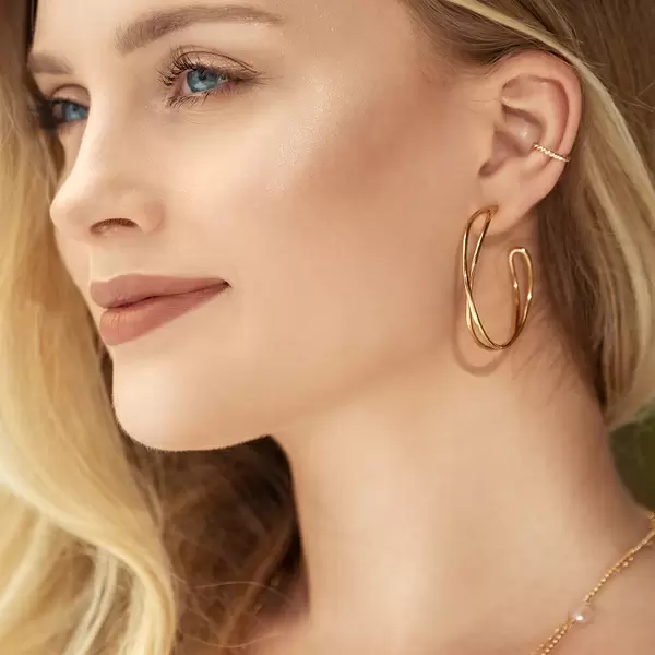 Leaf Jewelry Silber Creole, TUBE, Rosegold Bis zu 65% Rabatt