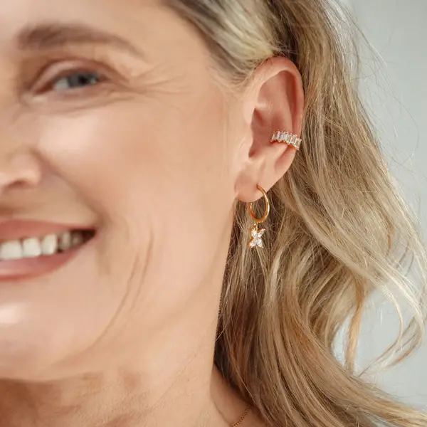 Leaf Jewelry Silber Earcuff, ICE CUBE Nur für heute