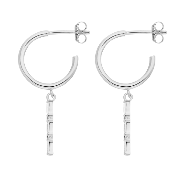 Leaf Jewelry Creole ICE CUBE, 925 Sterlingsilber Speichern exportieren