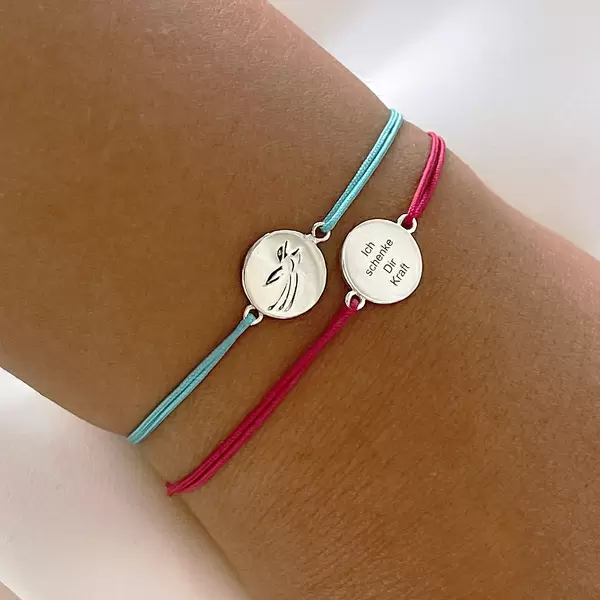 Leaf Jewelry Charity Armband KOLIBRI, Fuchsia zollfrei