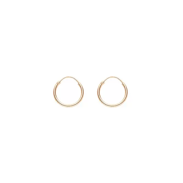 Leaf Jewelry Creole Pure, klein, 18 K Rosegold vergoldet 50% Rabatt für begrenzte Zeit