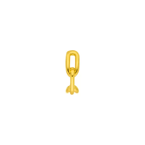Leaf Jewelry Silber Earcuff, CHAIN, Gelbgold im Angebot