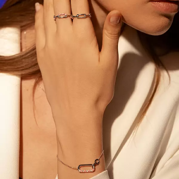 Leaf Jewelry Silber Armkette, Neon Twist Meist gekauft