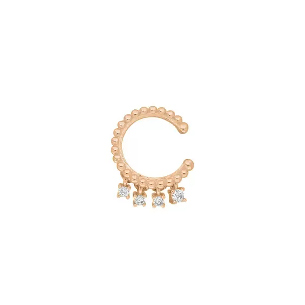 Leaf Jewelry Earcuff Fancy, 18 K Rosegold vergoldet Online Shopping