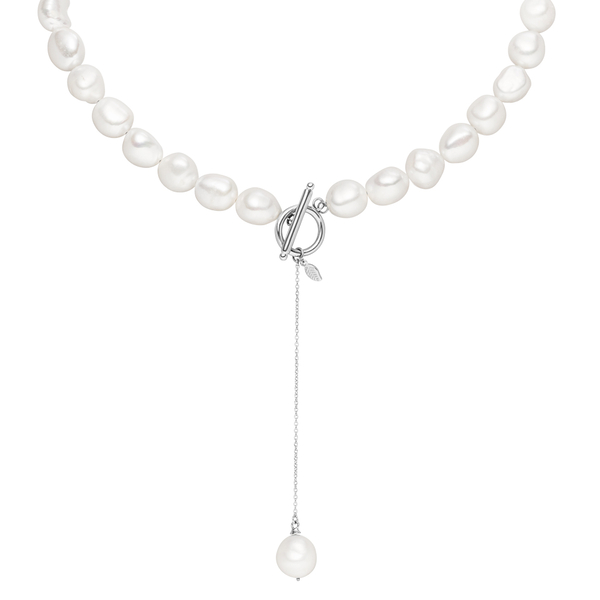 Leaf Jewelry Halskette Barockperle, 925 Sterlingsilber Exklusivangebot