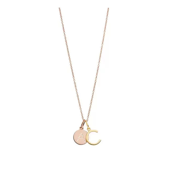 Leaf Jewelry Buchstaben Halskette-A Osterangebot