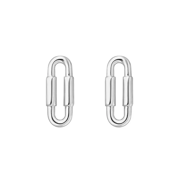 Leaf Jewelry Silber Ohrstecker, Karabiner Vatertagsangebot