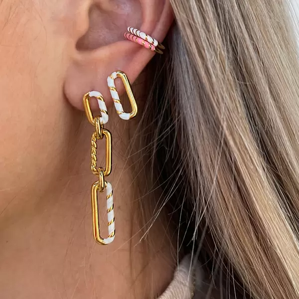 Leaf Jewelry Silber Earcuff, Rosegold, Neon Twist Top Angebot