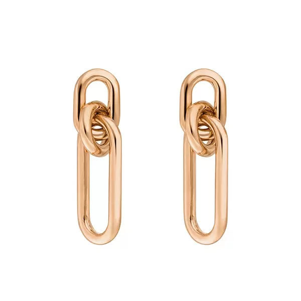 Leaf Jewelry Silber Ohrhänger, Rosegold, Karabiner Exklusive Angebote