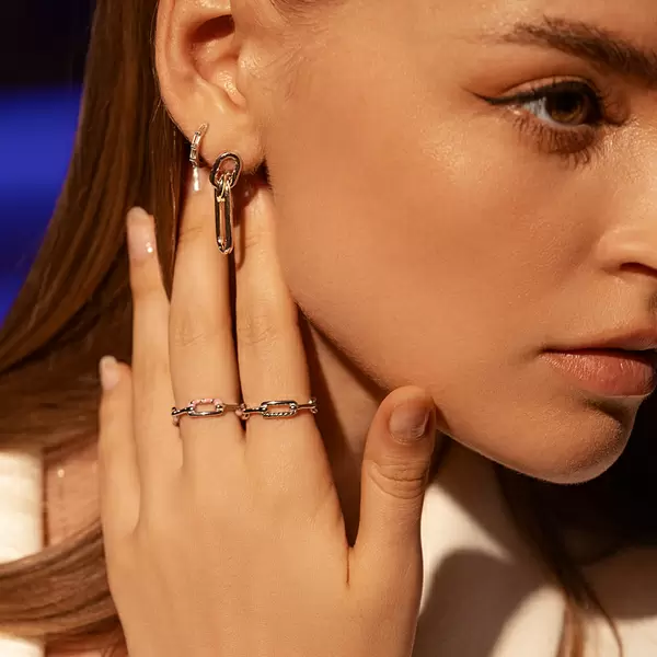 Leaf Jewelry Silber Ohrhänger, Rosegold, Karabiner Exklusive Angebote