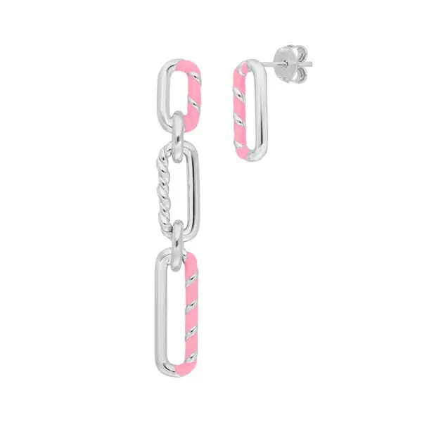 Leaf Jewelry Silber Ohrringe, Neon Twist Blitzangebot