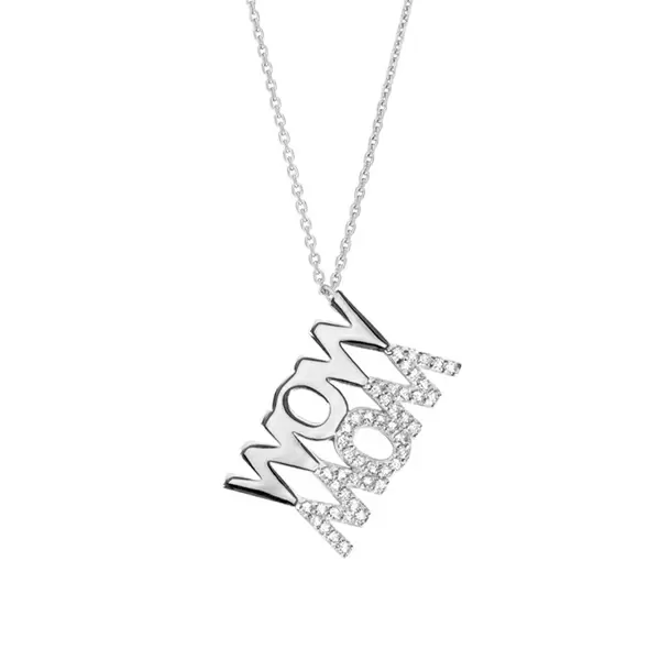 Leaf Jewelry Halskette WOW MOM, 925 Sterlingsilber Sonderangebote