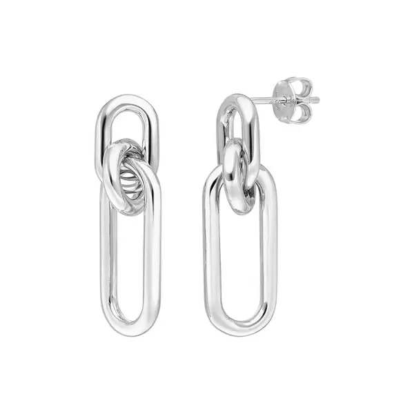 Leaf Jewelry Silber Ohrhänger, Karabiner Kostenlose Rückgabe