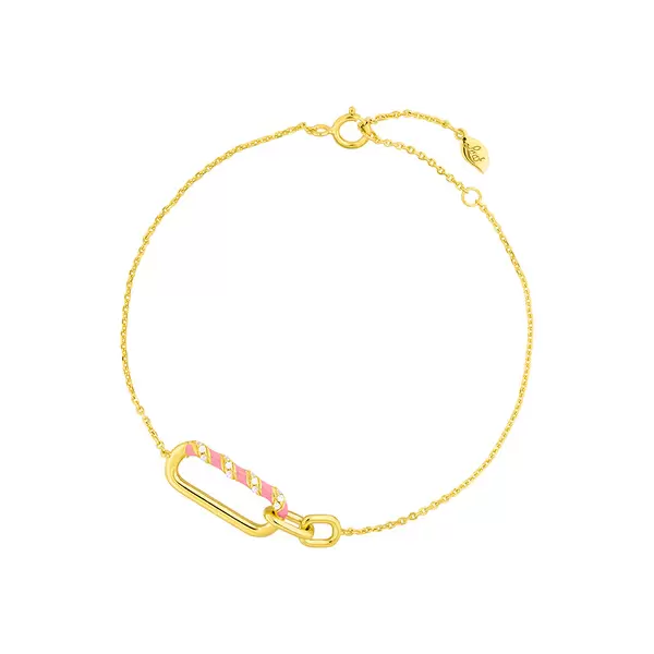 Leaf Jewelry Silber Armkette, Gelbgold, Neon Twist Letzte 3 Tage