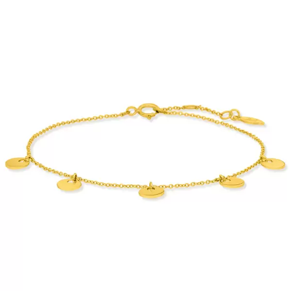 Leaf Jewelry Armkette Platelet, 14 K Gelbgold Im Verkauf