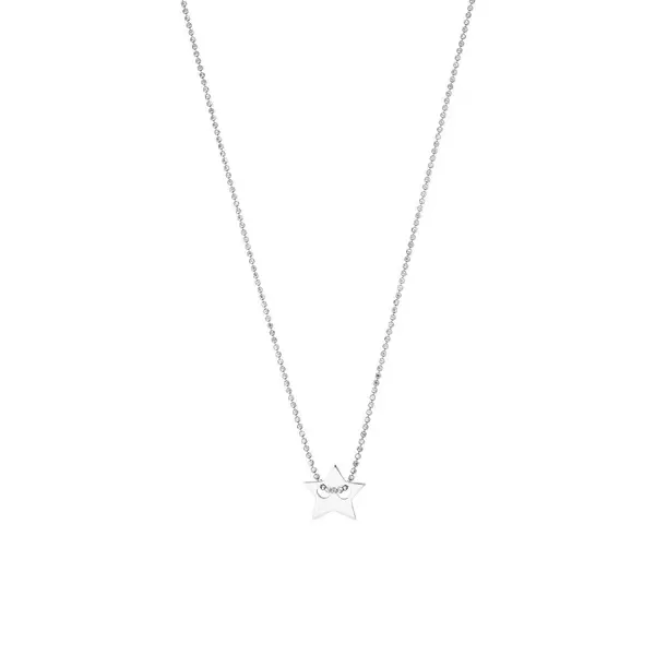 Leaf Jewelry Halskette Star, 14 K Weißgold Begrenzt auf 3 Tage