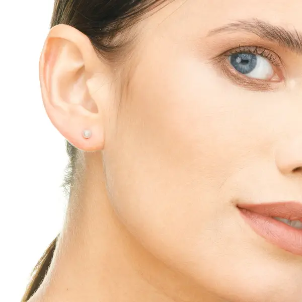 Leaf Jewelry Ohrstecker Perle, 4mm, 14 K Gelbgold Flash Sale