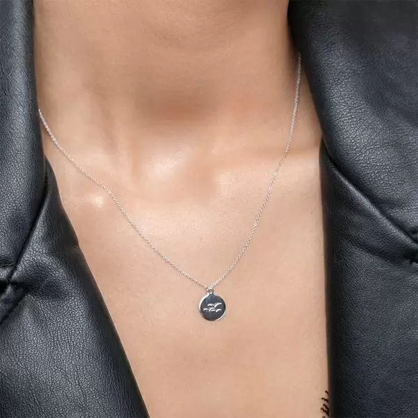 Leaf Jewelry Halskette Birds, 14K Weißgold Black Friday