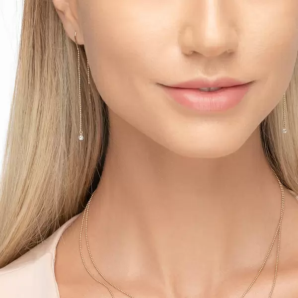 Leaf Jewelry Ohrringe Pure Ball Chain, 14 K Gelbgold Blitzangebot