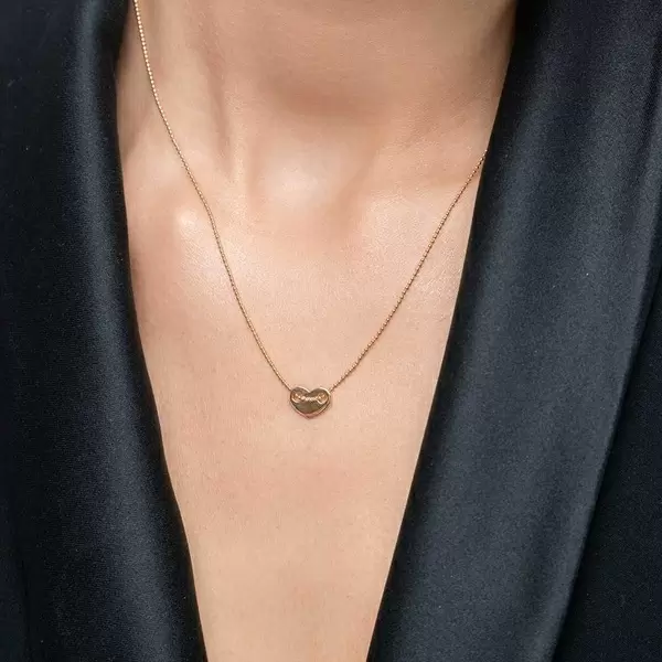 Leaf Jewelry Halskette Heart, 14 K Gelbgold Bis zu 55% Rabatt