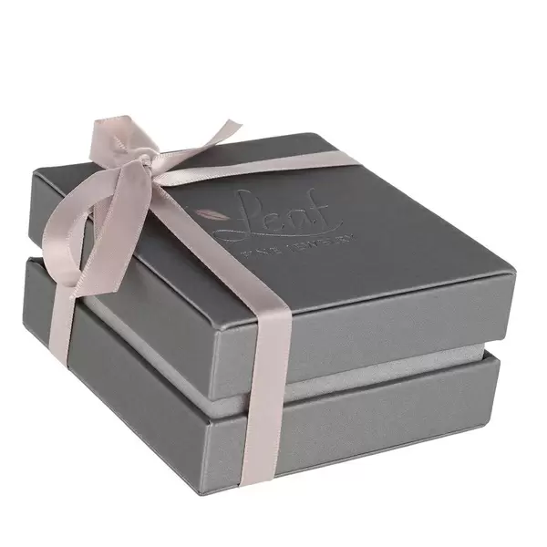 Leaf Jewelry Glücksbändchen GENTLE CLOVER, 14 K Rosegold, Beige Black Friday Preise