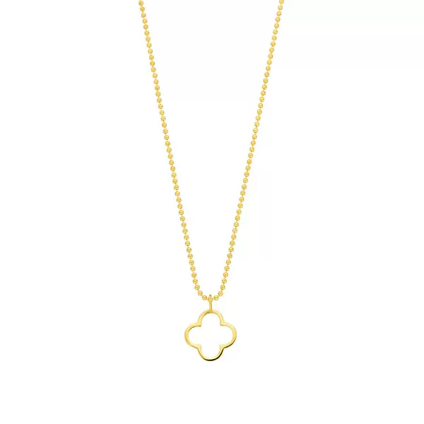 Leaf Jewelry Halskette GENTLE CLOVER, 14 K Gelbgold Rabatte dieses Monats