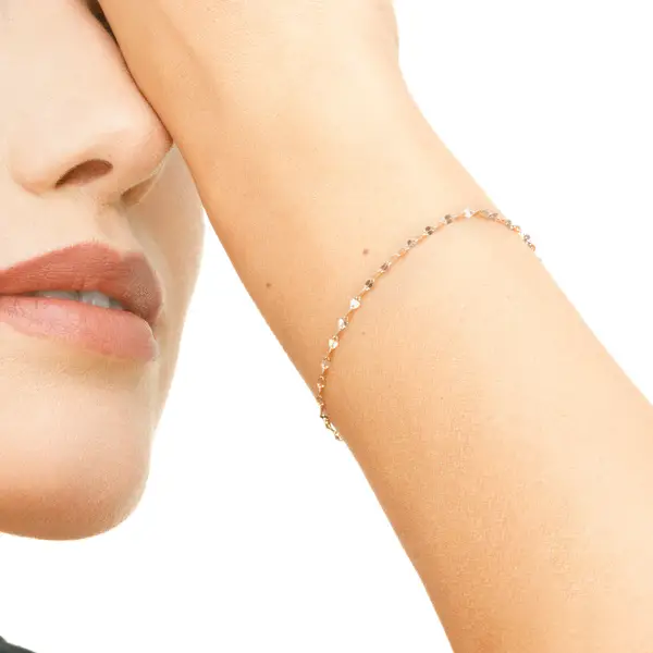 Leaf Jewelry Armkette Shiny Twist, 14K Gelbgold Hotsell