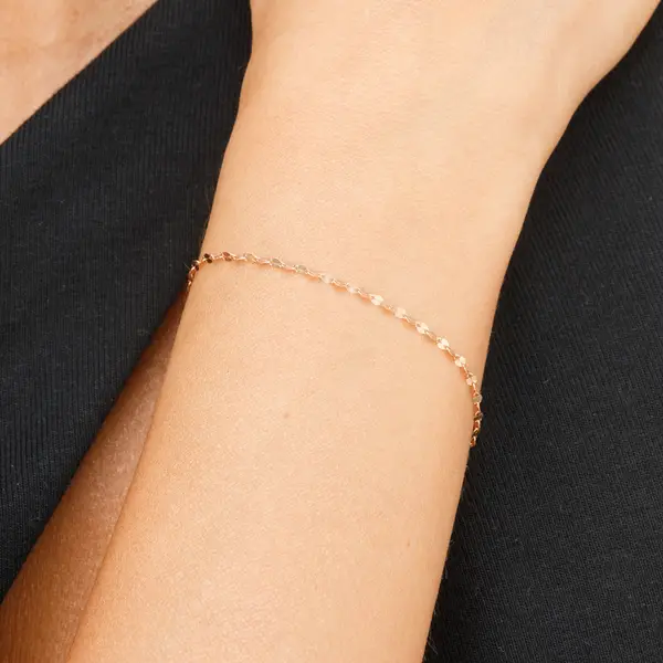 Leaf Jewelry Armkette Shiny Twist, 14K Gelbgold Hotsell