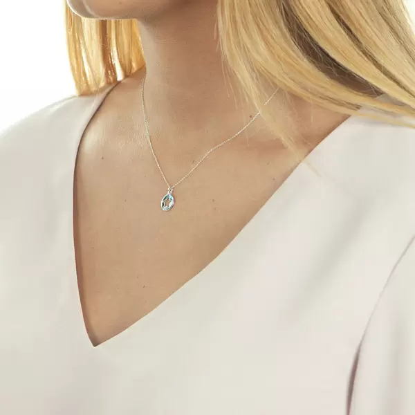 Leaf Jewelry Halskette Star, 14K Weissgold Meist gekauft