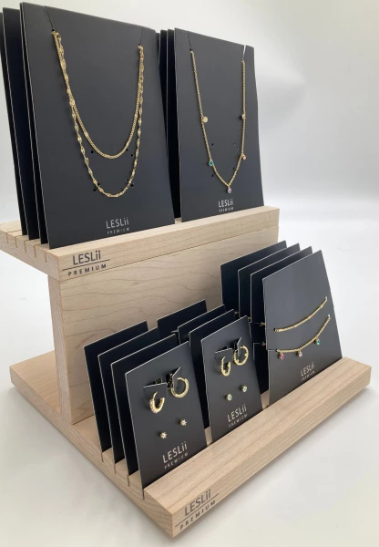 Leslii Recycled Ohrringset mit bunten Glassteinen Fabrikladen