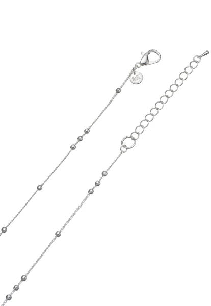 Leslii Lange Halskette Herz-Blatt Silber Rabatte dieses Monats
