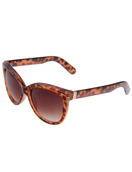 Leslii Sonnenbrille Classic Fashion Horn-Look in Braun Black Friday