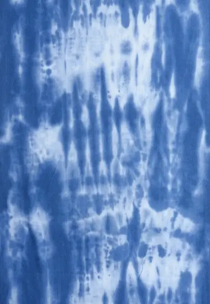 Leslii Schal Fransen Batik Blau Tägliche Deals