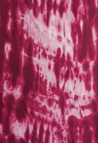 Leslii Schal Fransen Batik Dunkelrot Rosa Sonderangebote