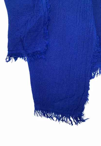 Leslii Schal Uni Viskose Bambus Natur-Schal nachhaltig Bamboo Indoor Schal Electric Blue Super Sparpreis