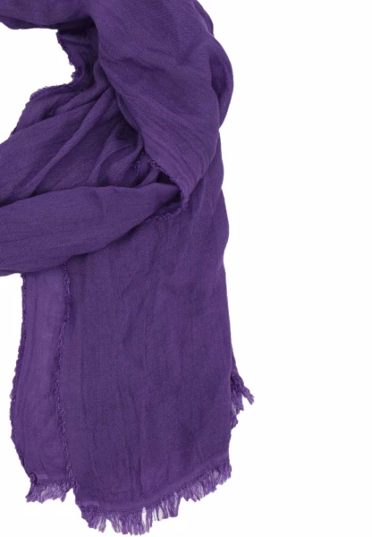 Leslii Schal Uni Viskose Bambus Natur-Schal lila Schal einfarbig nachhaltig Bamboo Lavendel Vierteljährliche Förderung