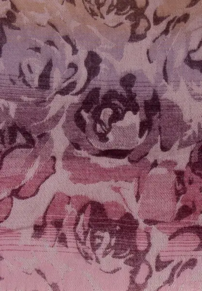 -50% SALE Leslii Schal Blumen-Muster Rosen gemusterter Fransen-Schal Muster-Schal in Pink Lila Angebote