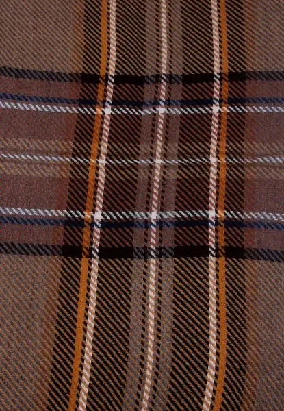 -50% SALE Leslii Schal Streifen-Muster oranger Schal Fransen-Schal gemustert in Orange Schwarz Meist gekauft