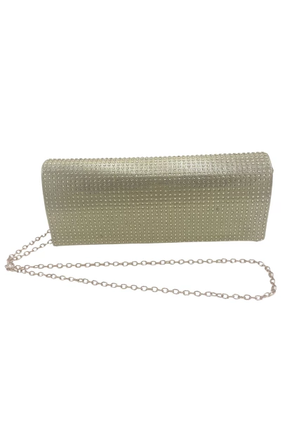 Leslii Clutch Handtasche Glitzer Steinchen in Gold Exklusive Angebote