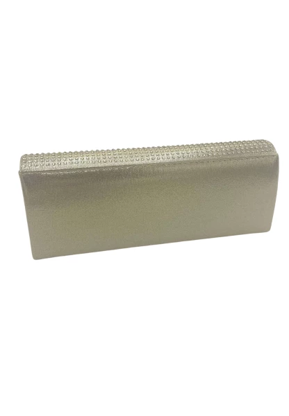 Leslii Clutch Handtasche Glitzer Steinchen in Gold Exklusive Angebote