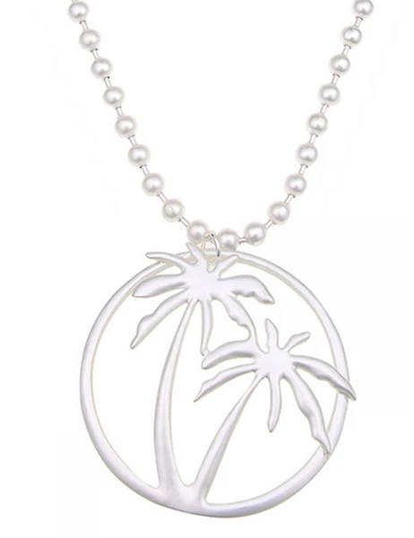 -50% SALE Leslii Lange Halskette Summer Feeling in Silber Angebote