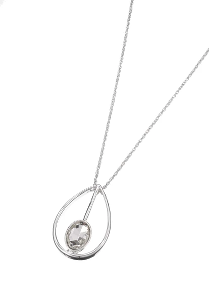 Leslii lange Halskette - 01/silber Günstig kaufen